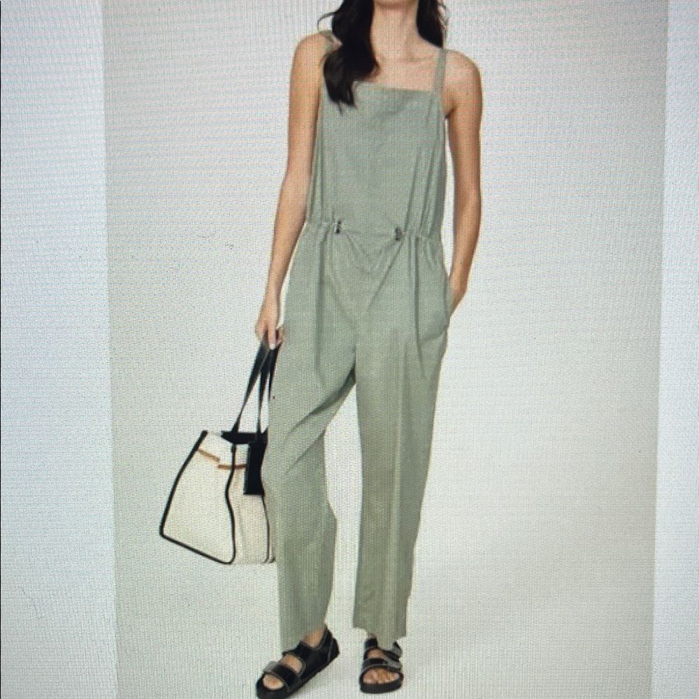 New! Pistola Adela Wide Leg Sleeveless Jumpsuit in Bluff Size Large NWT